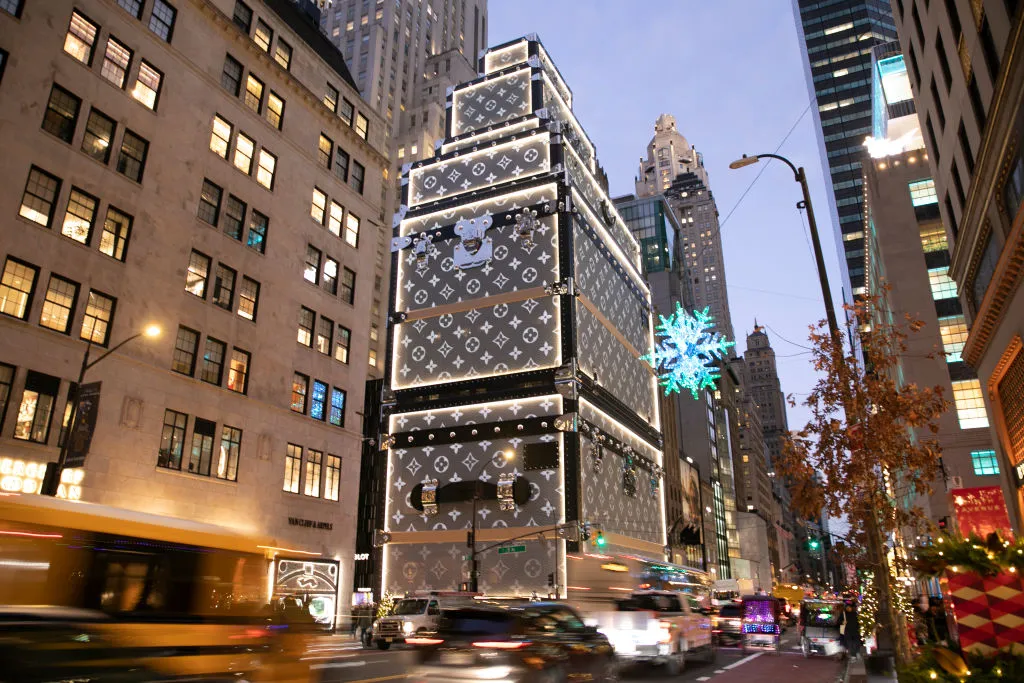 Louis Vuitton flagship store on 5th Avenue.