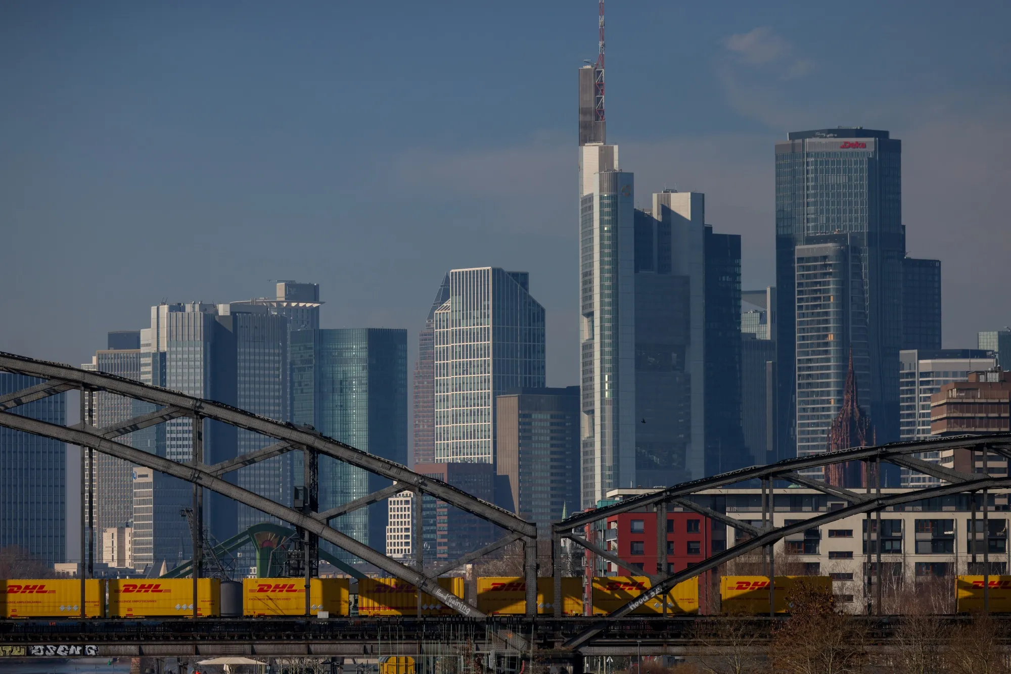 Fortress Investment Group is considering opening an office in Frankfurt.