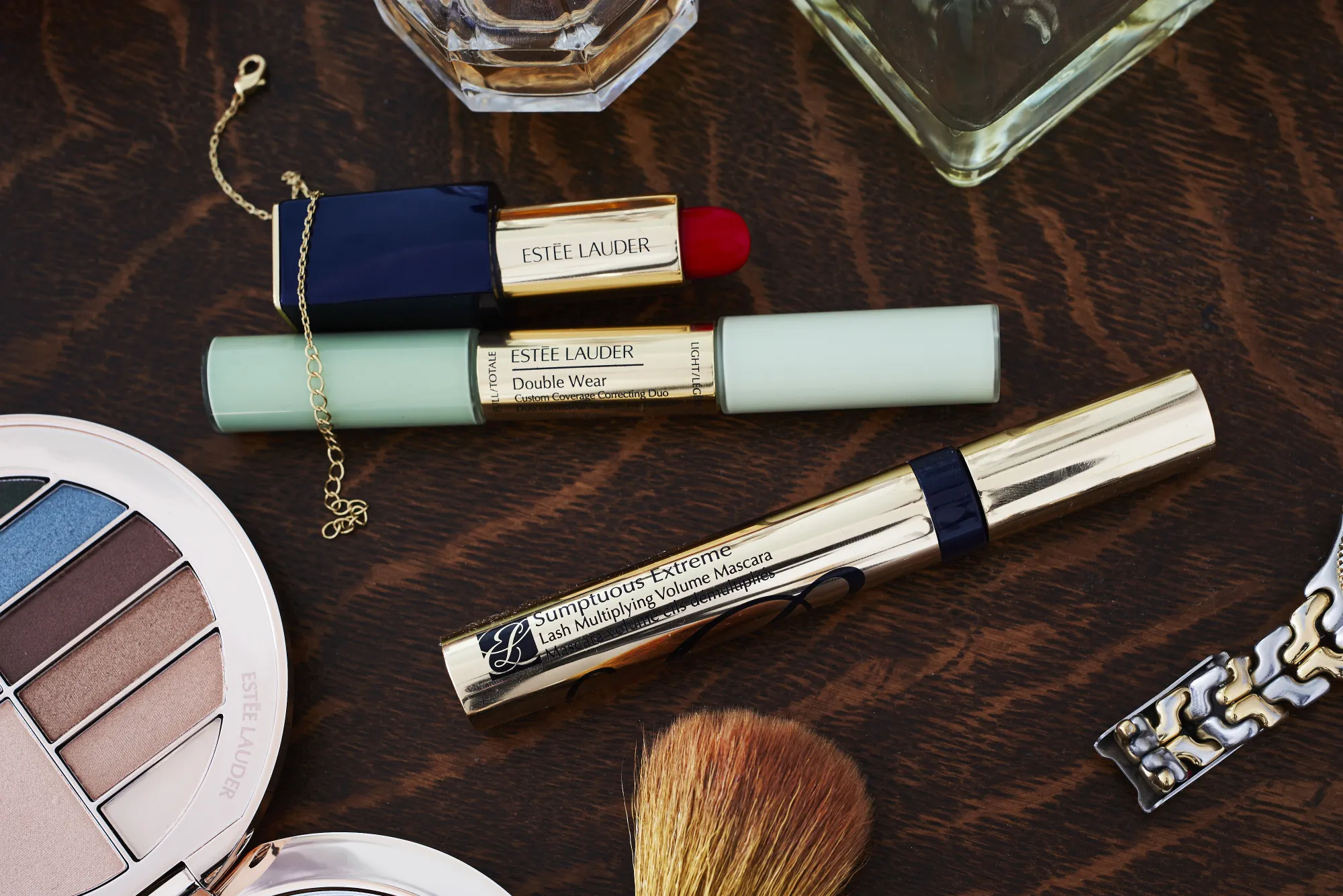 Estee Lauder cosmetics.