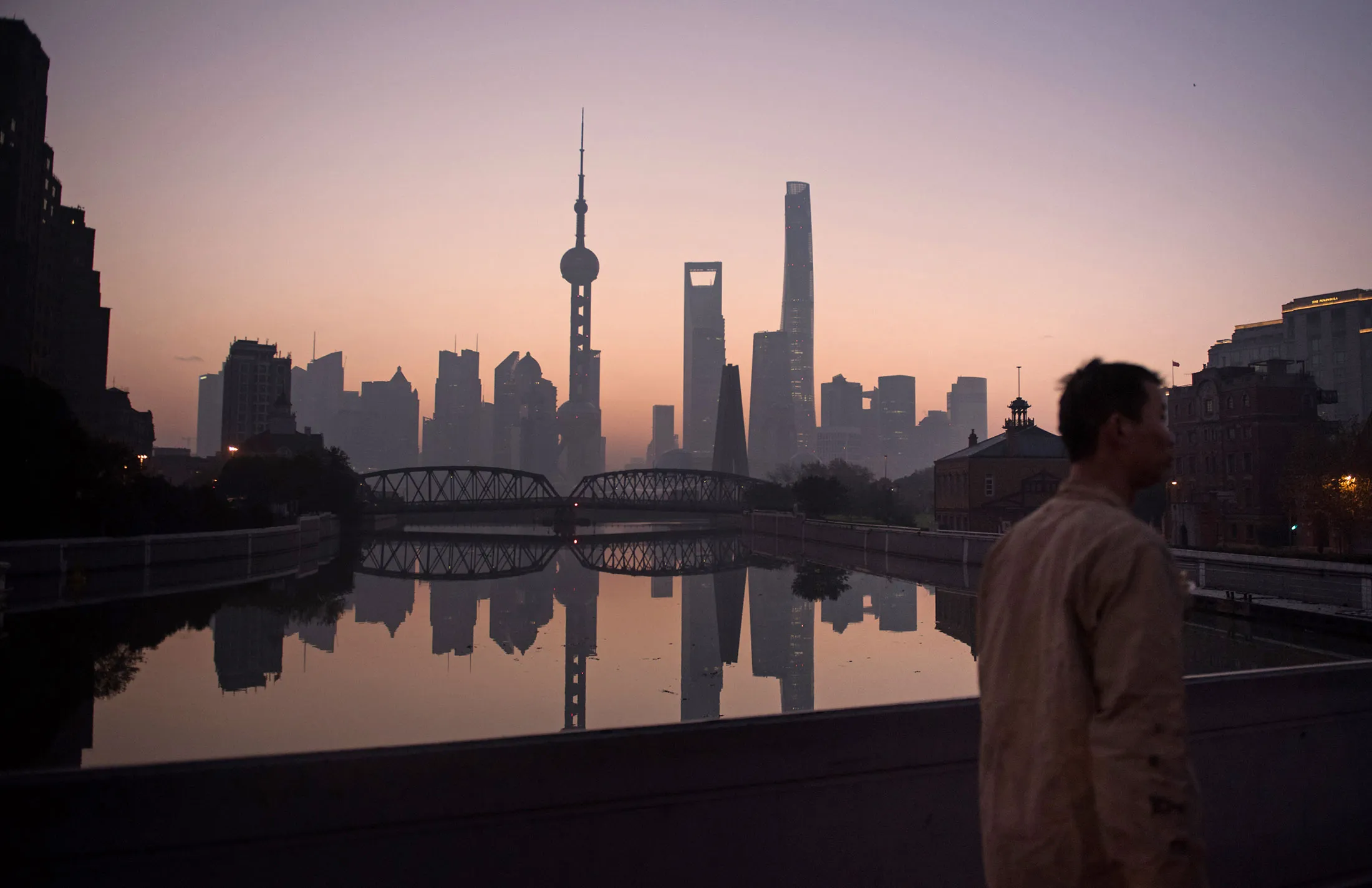 The Lujiazui Financial District in&nbsp;Shanghai.&nbsp;
