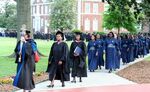 Graduation procession at Bennett College, a private four-year historically black liberal arts college for women in Greensboro, North Carolina.