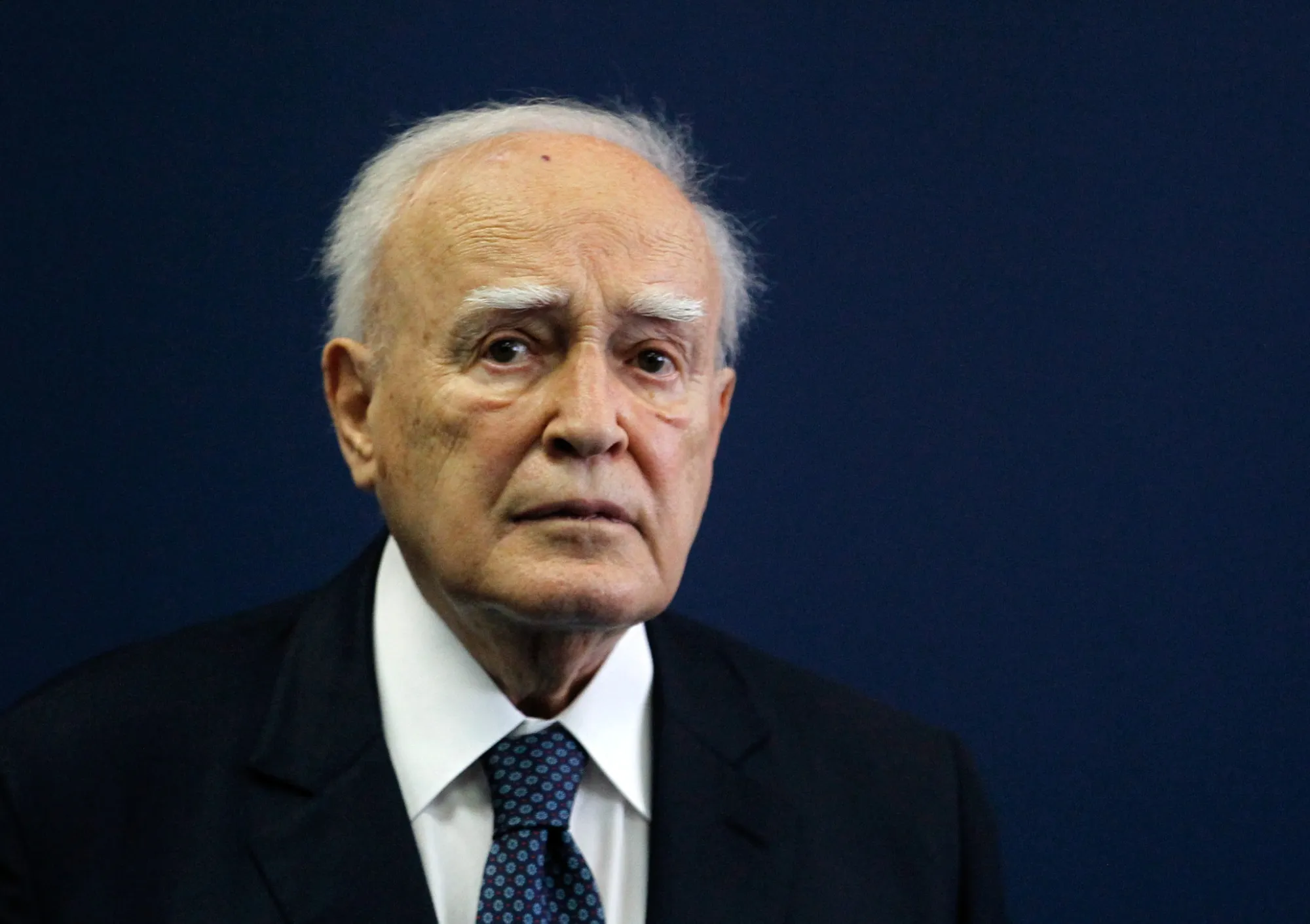 Karolos Papoulias Photograher: Darko Vojinovic/AP Photo