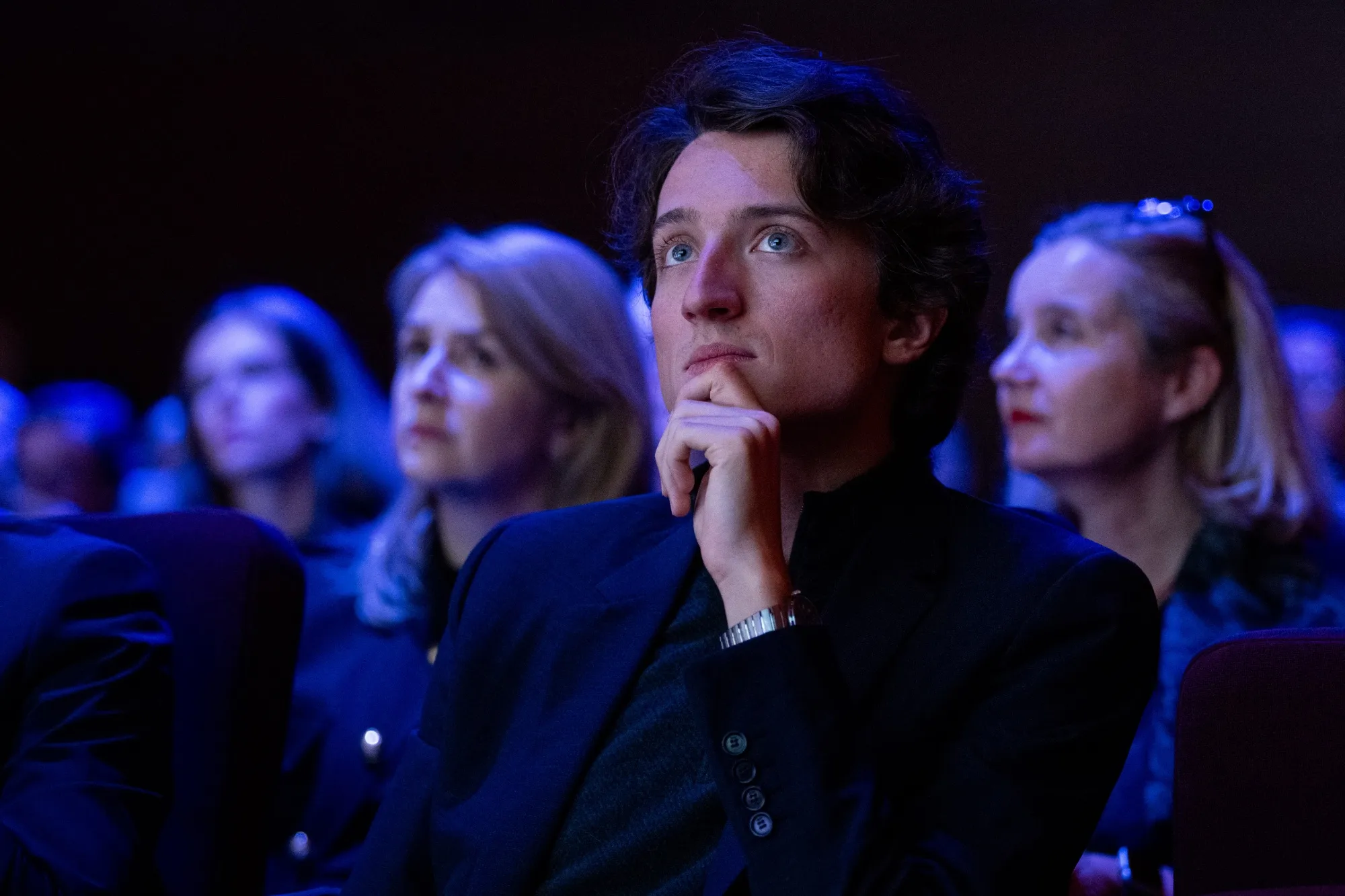 Jean Arnault during an earnings news conference at the company’s headquarters in Paris.