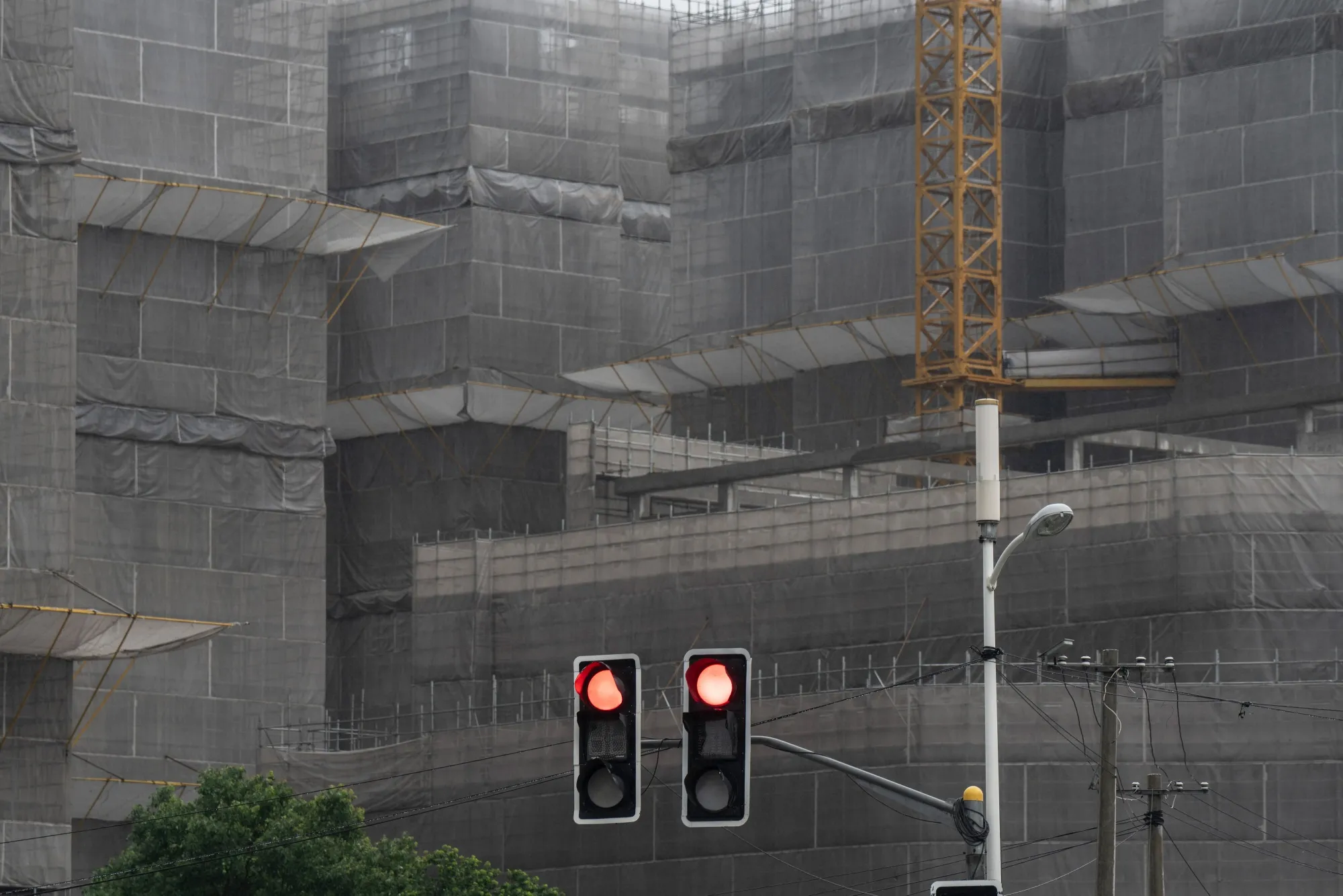Scaffolding in Shanghai in 2025