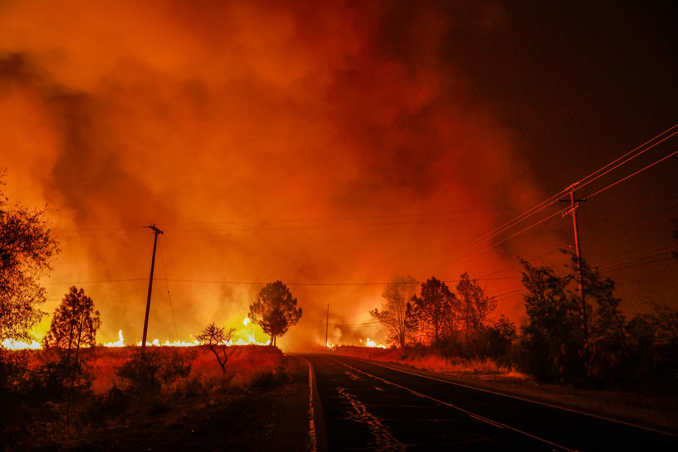 The fier are destroy anything and very hot Stock Photo by