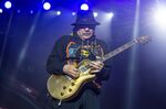 Carlos Santana performs at the BottleRock Napa Valley Music Festival in Napa, Calif., on May 26, 2019. Santana, 74, collapsed on stage during a show in Michigan and was rushed to a hospital, later blaming the episode on forgetting to eat or drink water. (Photo by Amy Harris/Invision/AP, File)