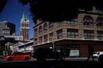 A view of the old Tribune Tower on April 4, 2016, in Oakland, California.