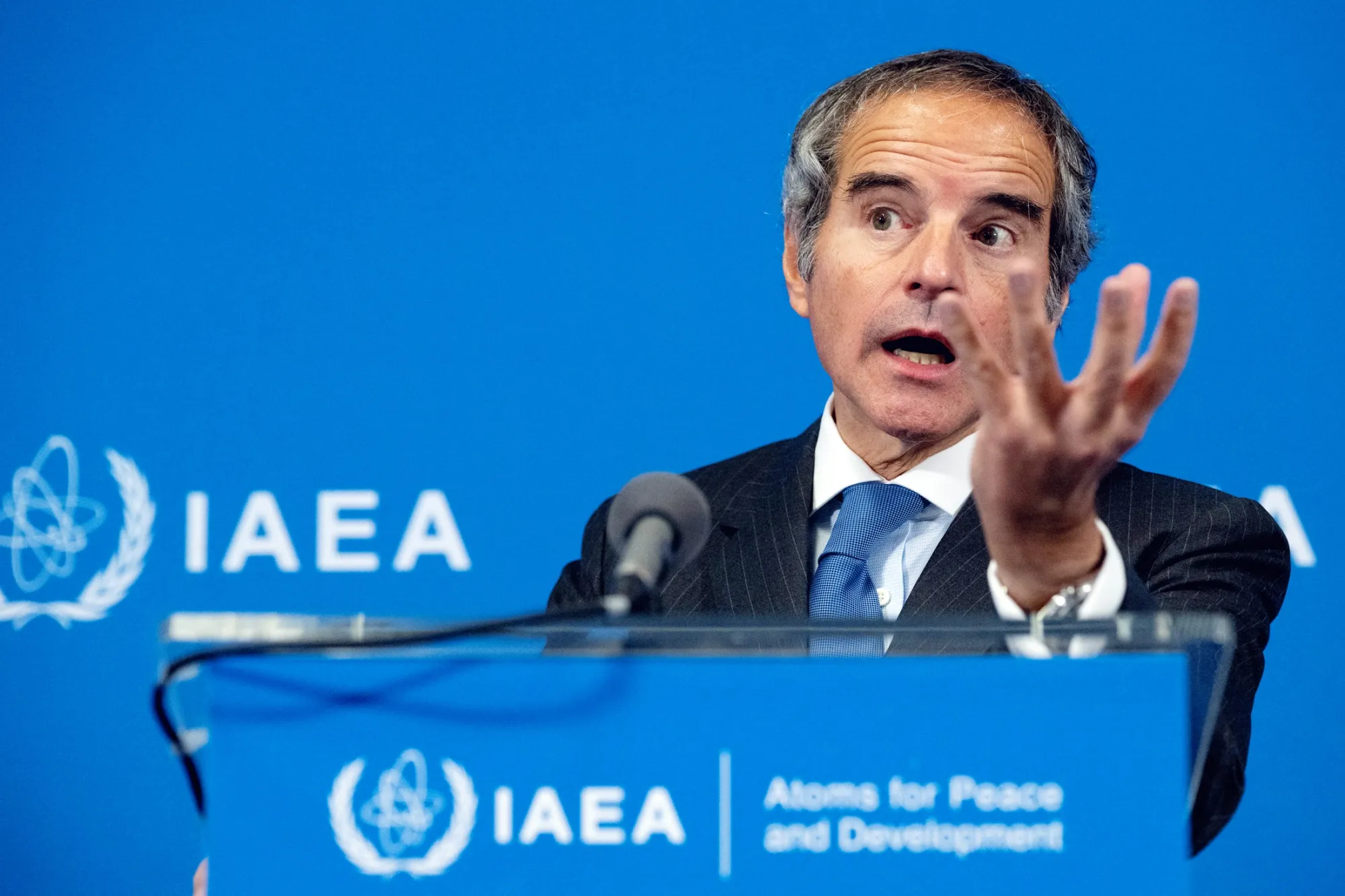 IAEA Director General Rafael Grossi on Nov. 19.