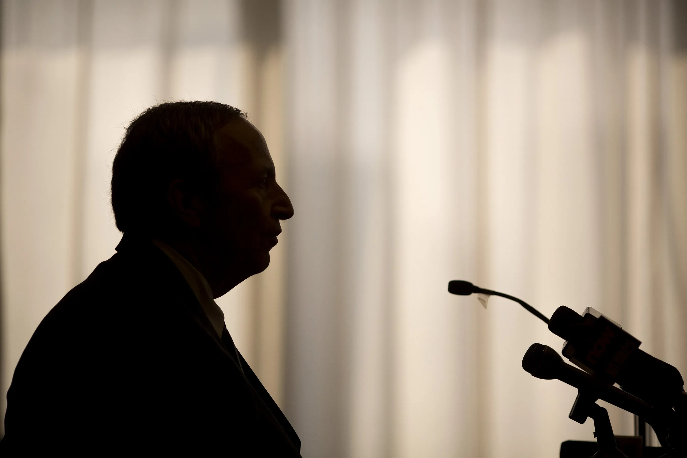 Former Treasury Secretary Lawrence Summers attends a news conference at the Asian Financial Forum in Hong Kong, on Jan. 14, 2013.
