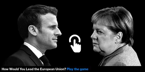 Macron Says He Would Back Merkel for EU Post ‘If She Wants It’