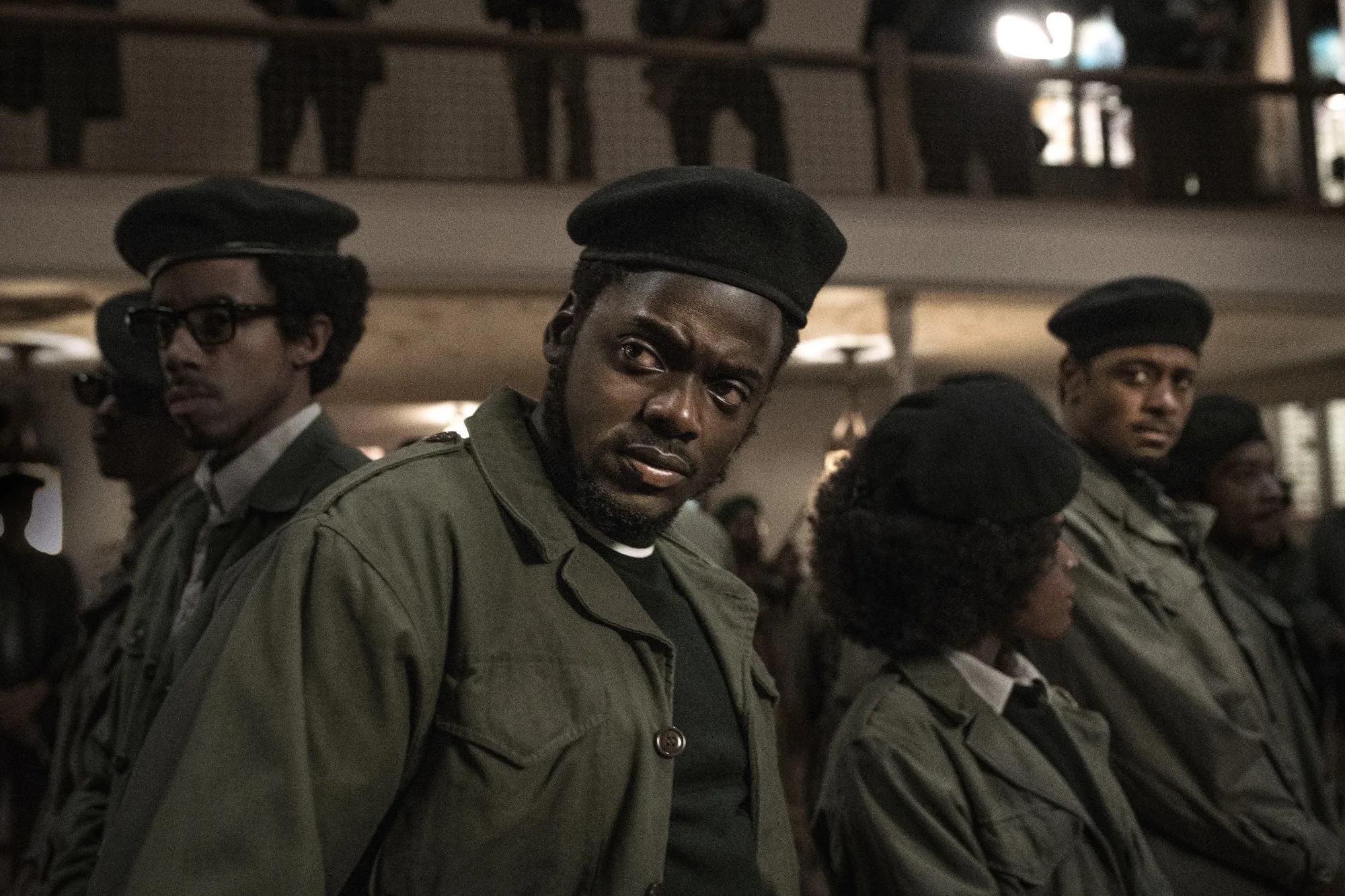 This image released by Warner Bros. Pictures shows Daniel Kaluuya in a scene from "Judas and the Black Messiah.". (Warner Bros. Pictures via AP)