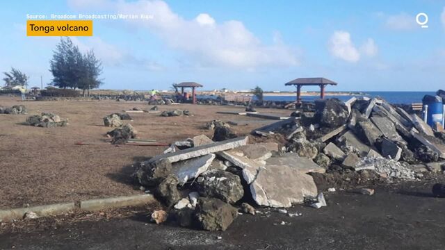 Images Show Tonga Volcano Aftermath