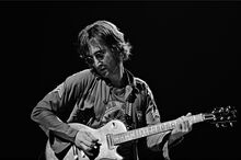 John Lennon onstage at Madison Square Garden in 1972.