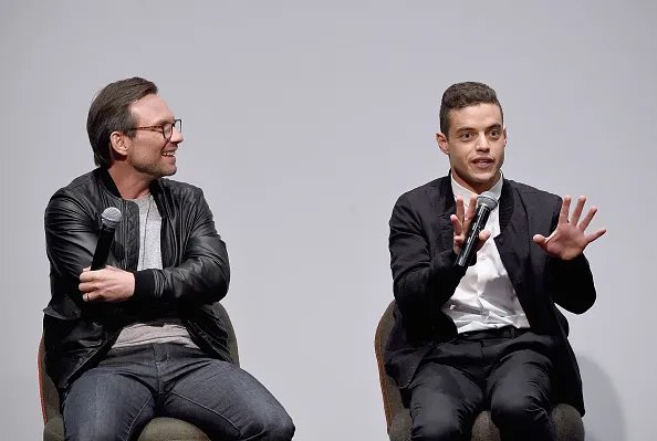 Christian Slater and Rami Malek.
