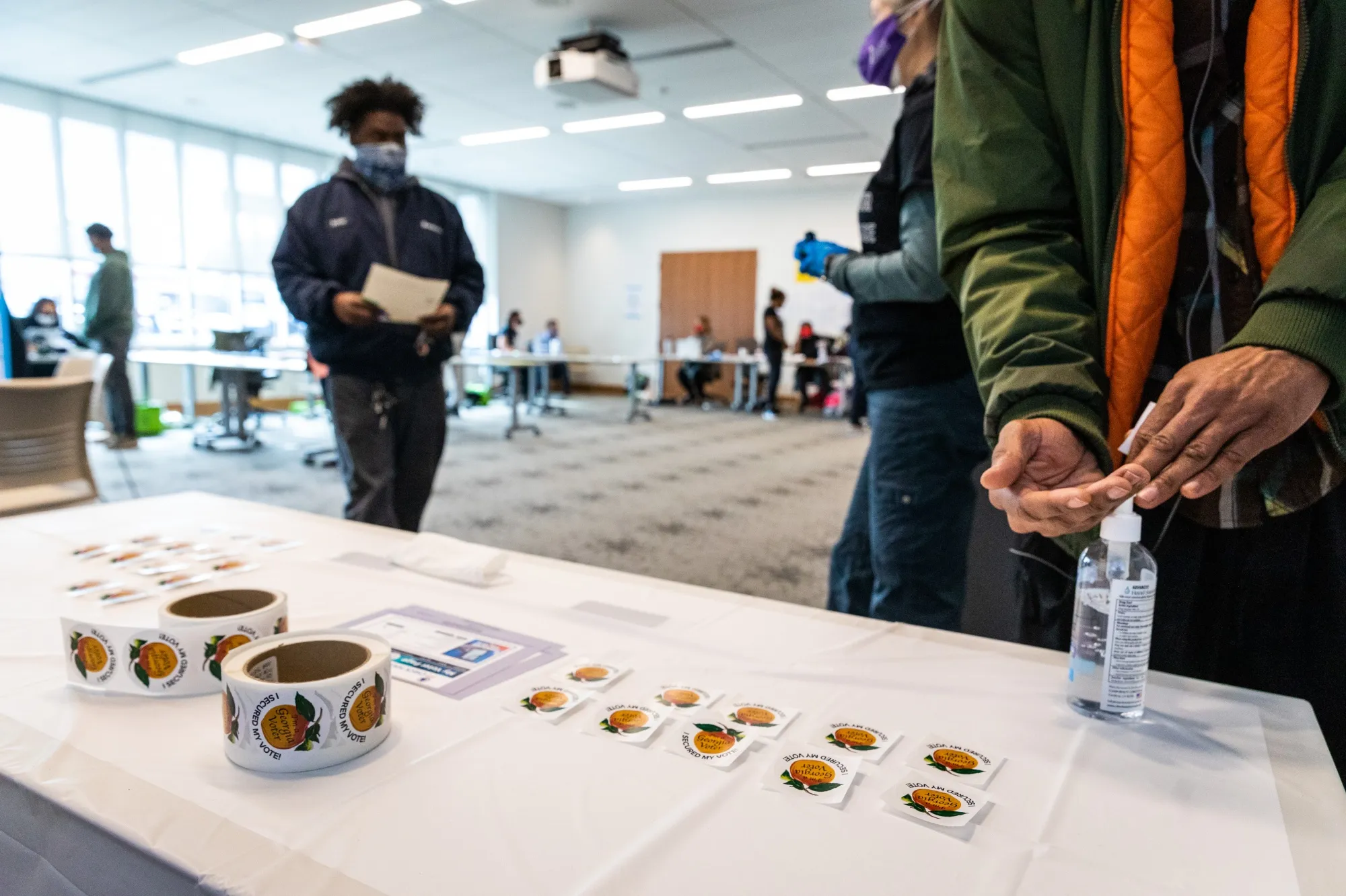 Residents Cast Ballots For Georgia Senate Runoff Election