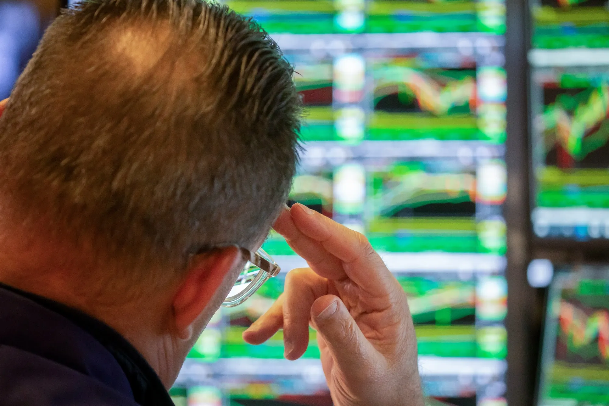 A trader works on the floor of the New York Stock Exchange&nbsp;on&nbsp;May 7.