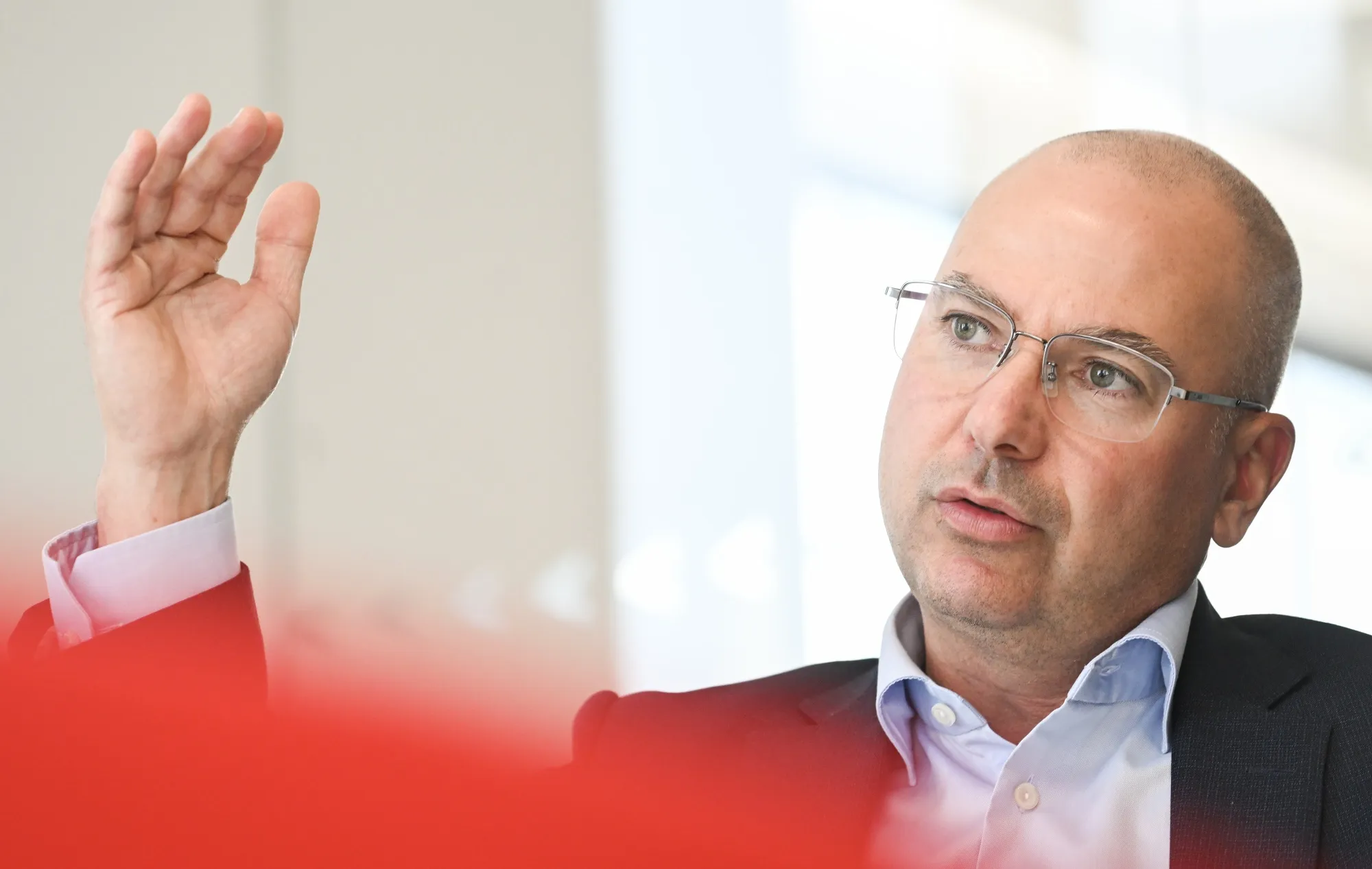 Eric Provost, chief executive officer of Laurentian Bank of Canada, during an interview in Montreal.