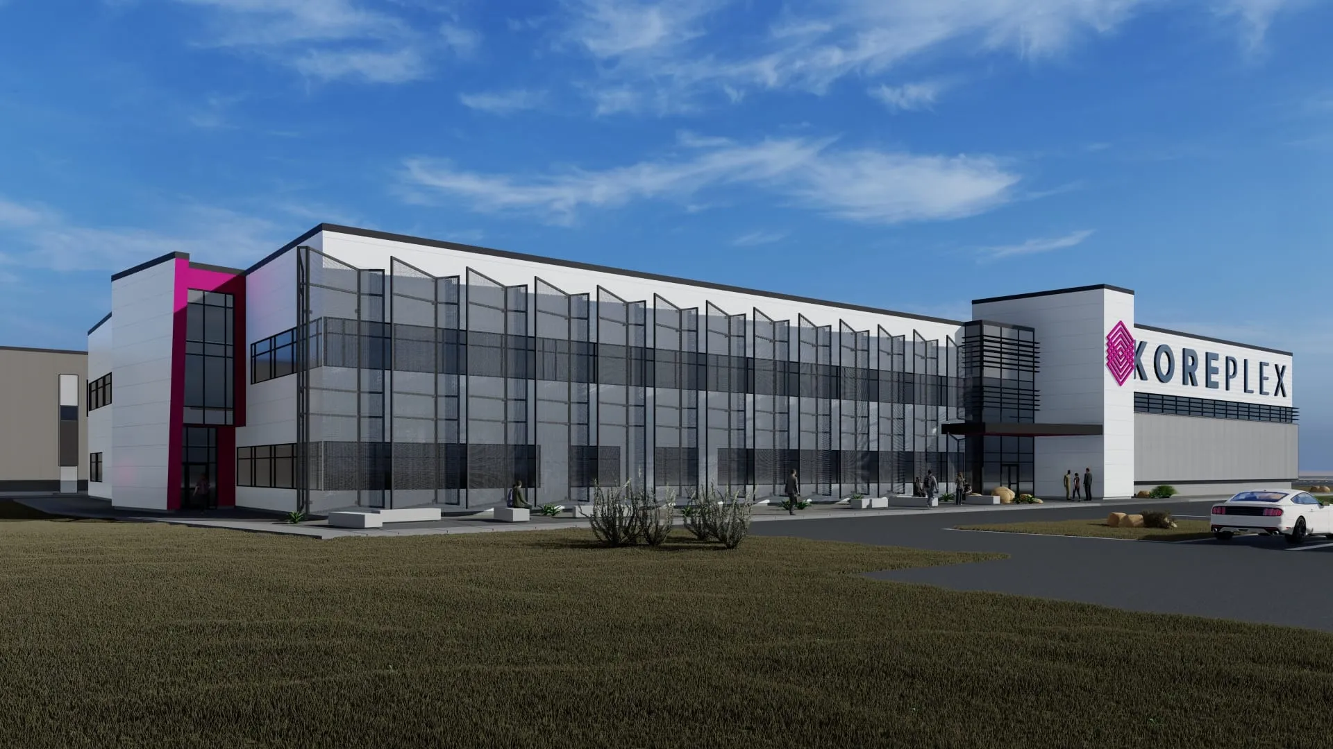 An artist’s rendering of the planned KOREPlex facility in Buckeye, Arizona.