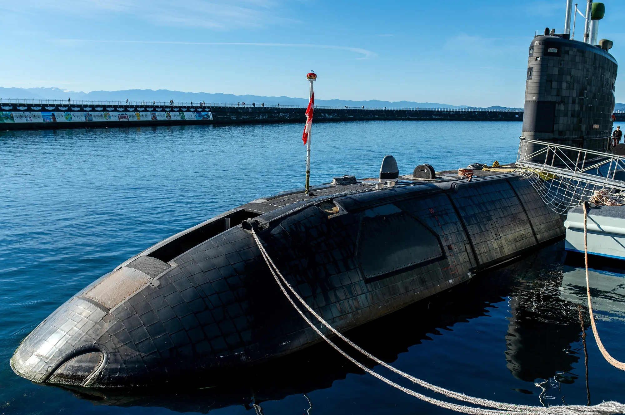 カナダ海軍の4隻の長距離ハンターキラー潜水艦の一つである「HMCSコーナーブルック」