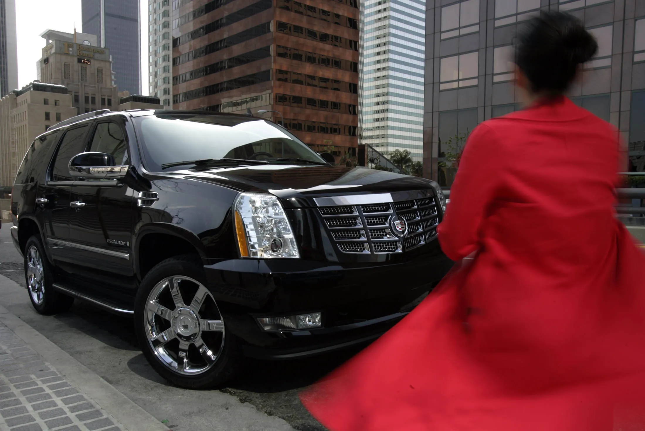 The enormous Cadillac Escalade.
