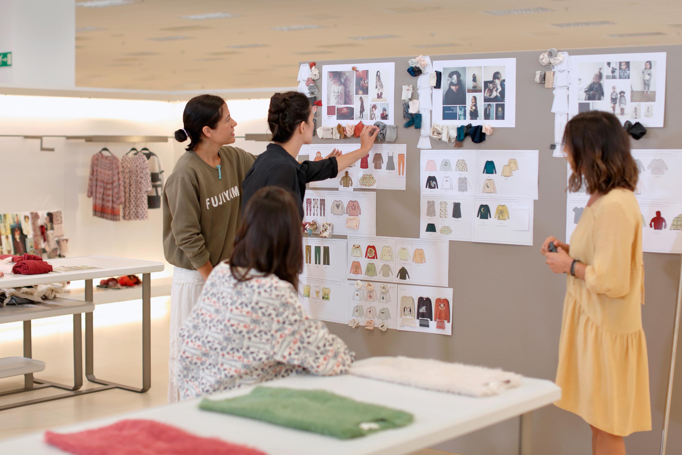 Zara designers at work in Arteixo, Spain.
