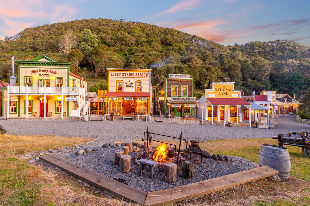 The town at Mellonsfolly Ranch&nbsp;recreates an 1860s frontier town in Wyoming.