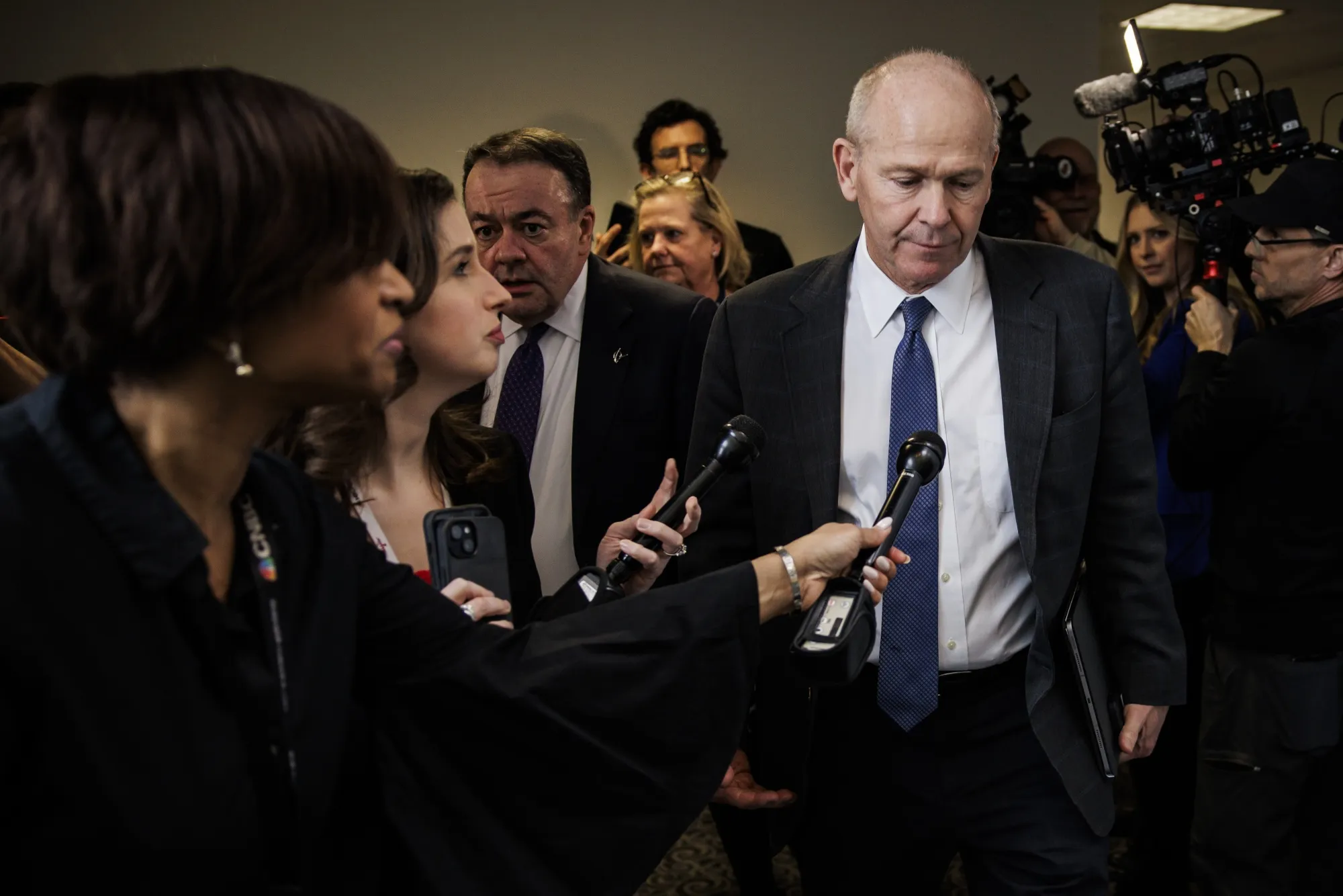 Dave Calhoun on Capitol Hill in Washington, DC, on Jan. 24.
