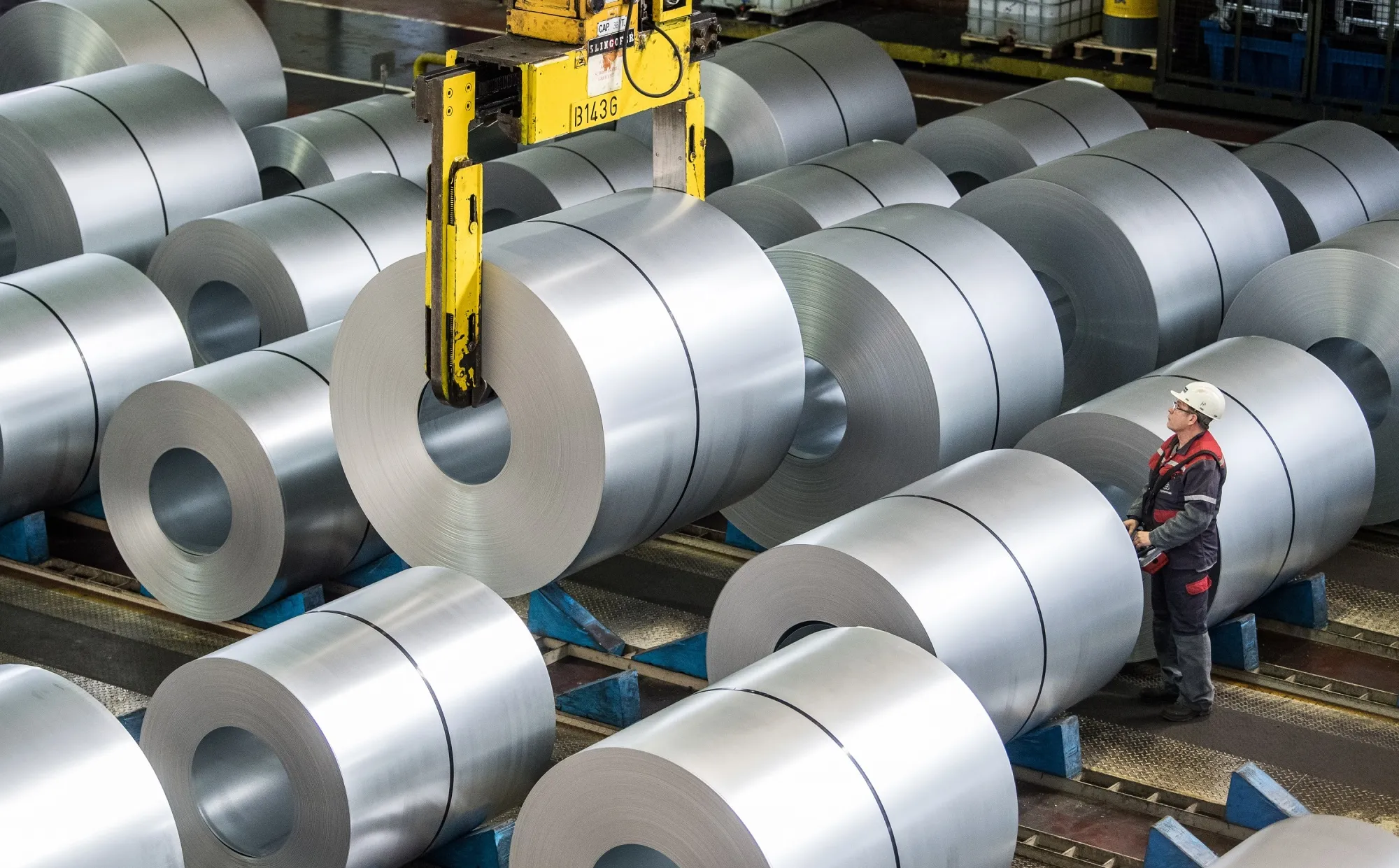 Steel Production At ThyssenKrupp In Duisburg