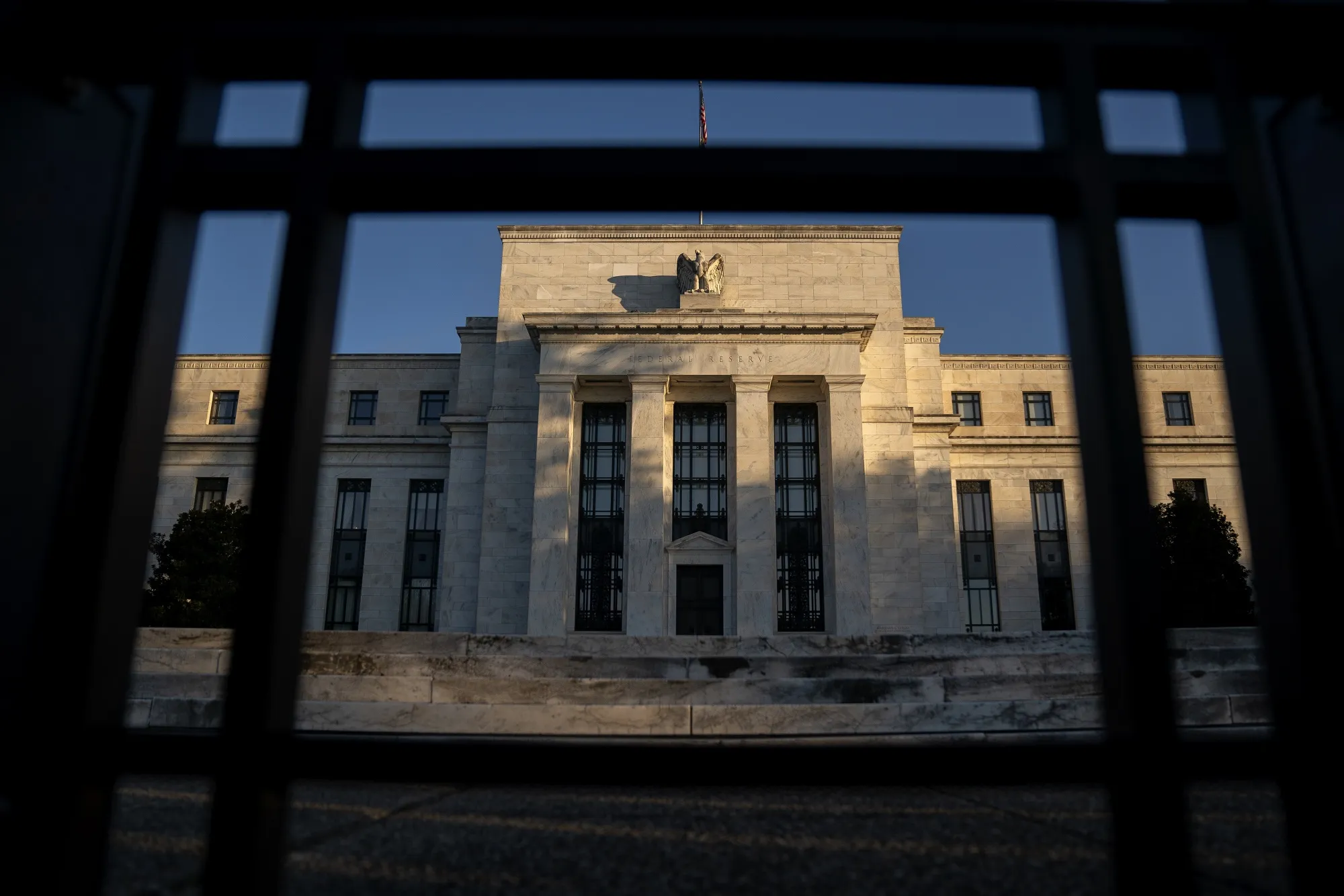The Federal Reserve building in Washington, D.C., U.S., on Monday, Nov. 9, 2020. Few Republican officeholders have been willing to publicly dispute President Donald Trump as he attacks the integrity of the election system, underscoring how he will remain a potent force in GOP politics even if he ultimately loses the White House.