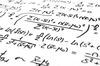 "close up with selective focus of a part of a statistical hypotesis testing,mathematics,interesting for book-design,wrapping paper,backgrounds"