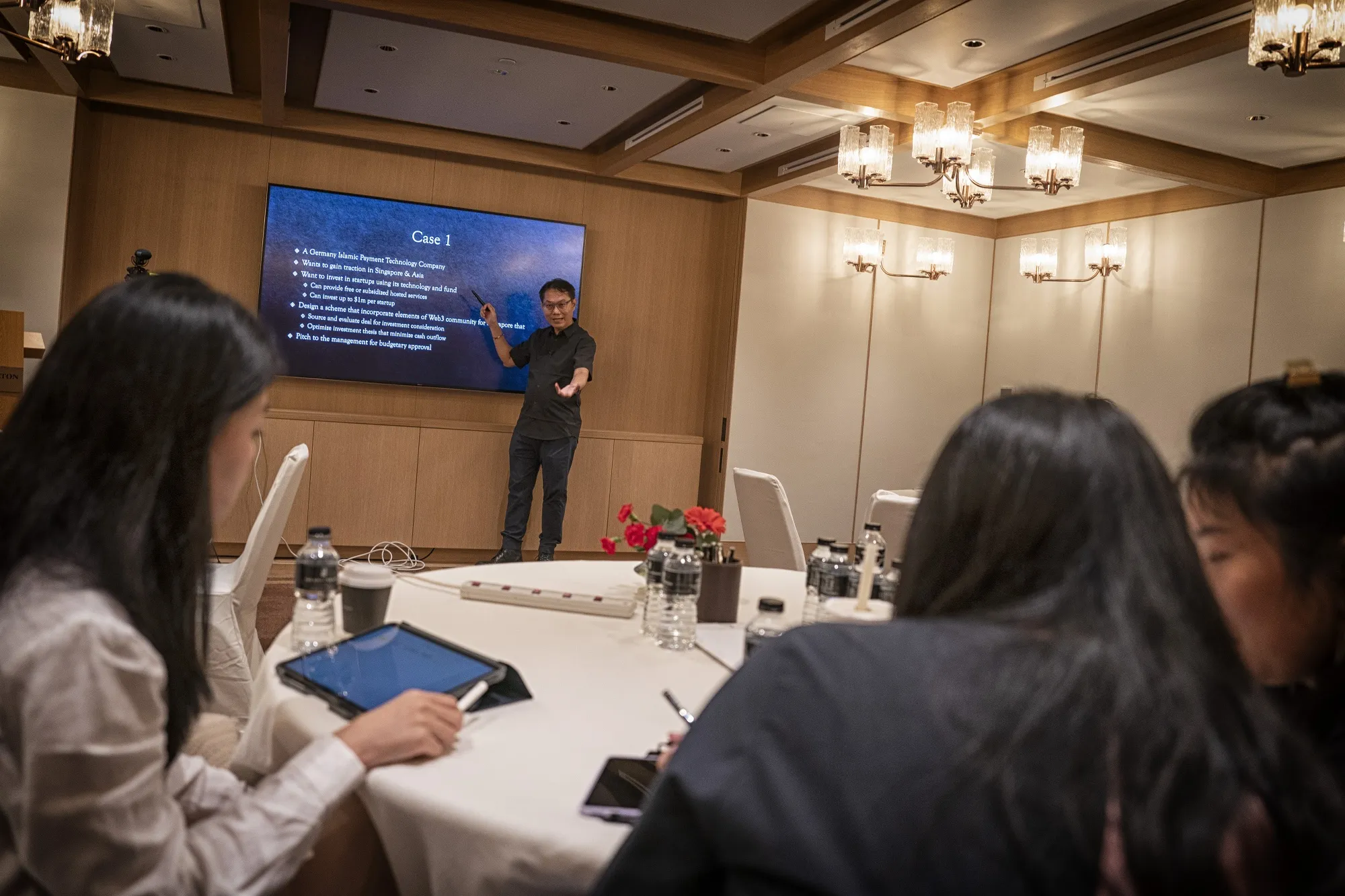 The bootcamp organized by the Bank of Singapore in May.