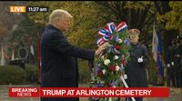 relates to Trump Marks Veterans Day at Arlington National Cemetery