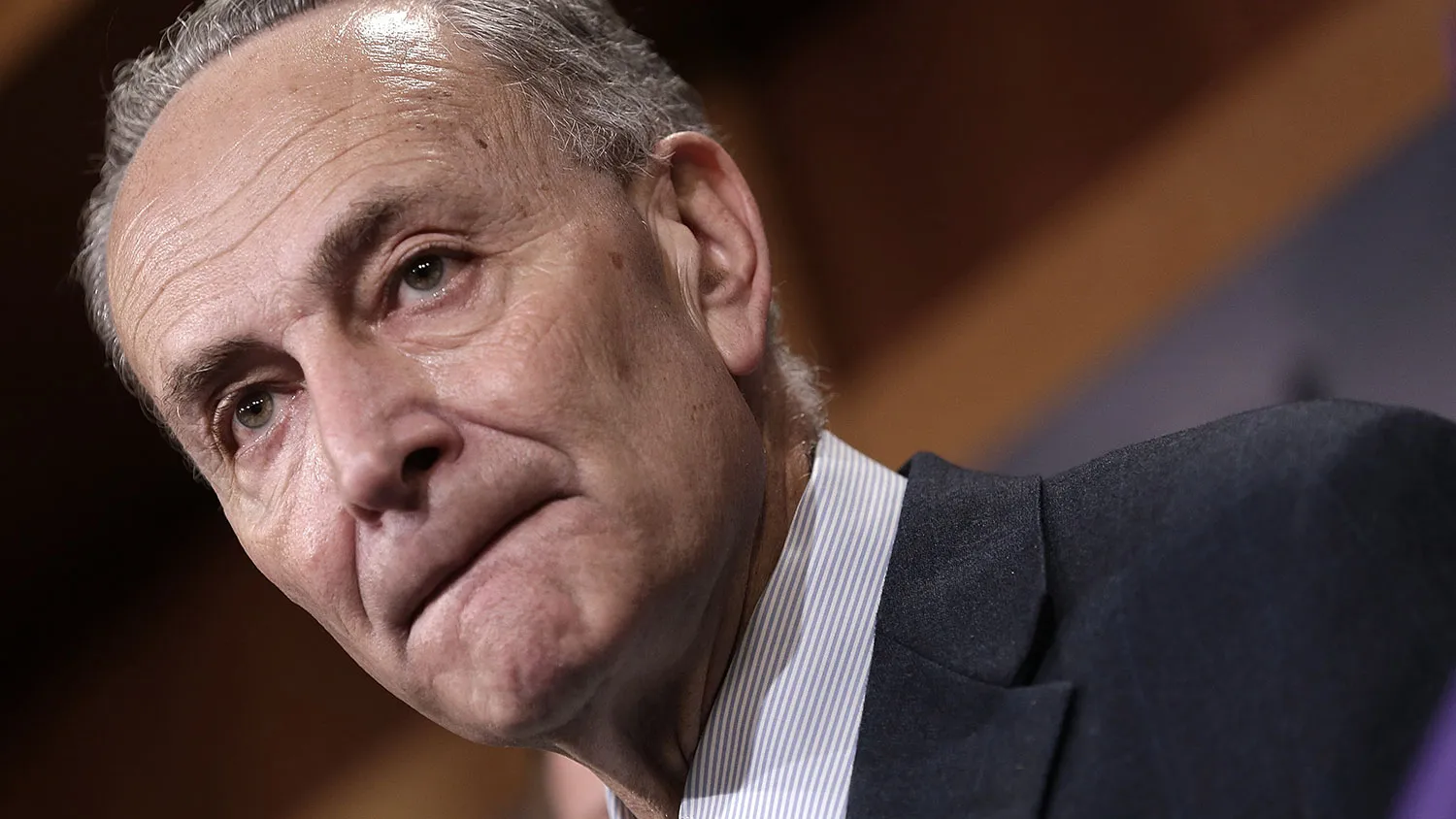 Sen. Charles Schumer (D-NY) speaks during a press conference at the U.S. Capitol March 17, 2015 in Washington, DC.
