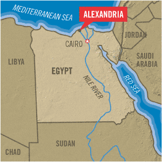 Map: Alexandria, Egypt - Bloomberg