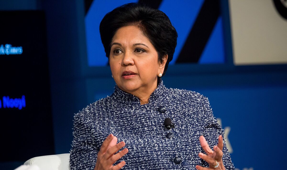 Former Pepsi CEO Indra Nooyi Says She's Never Asked for a Raise - Bloomberg