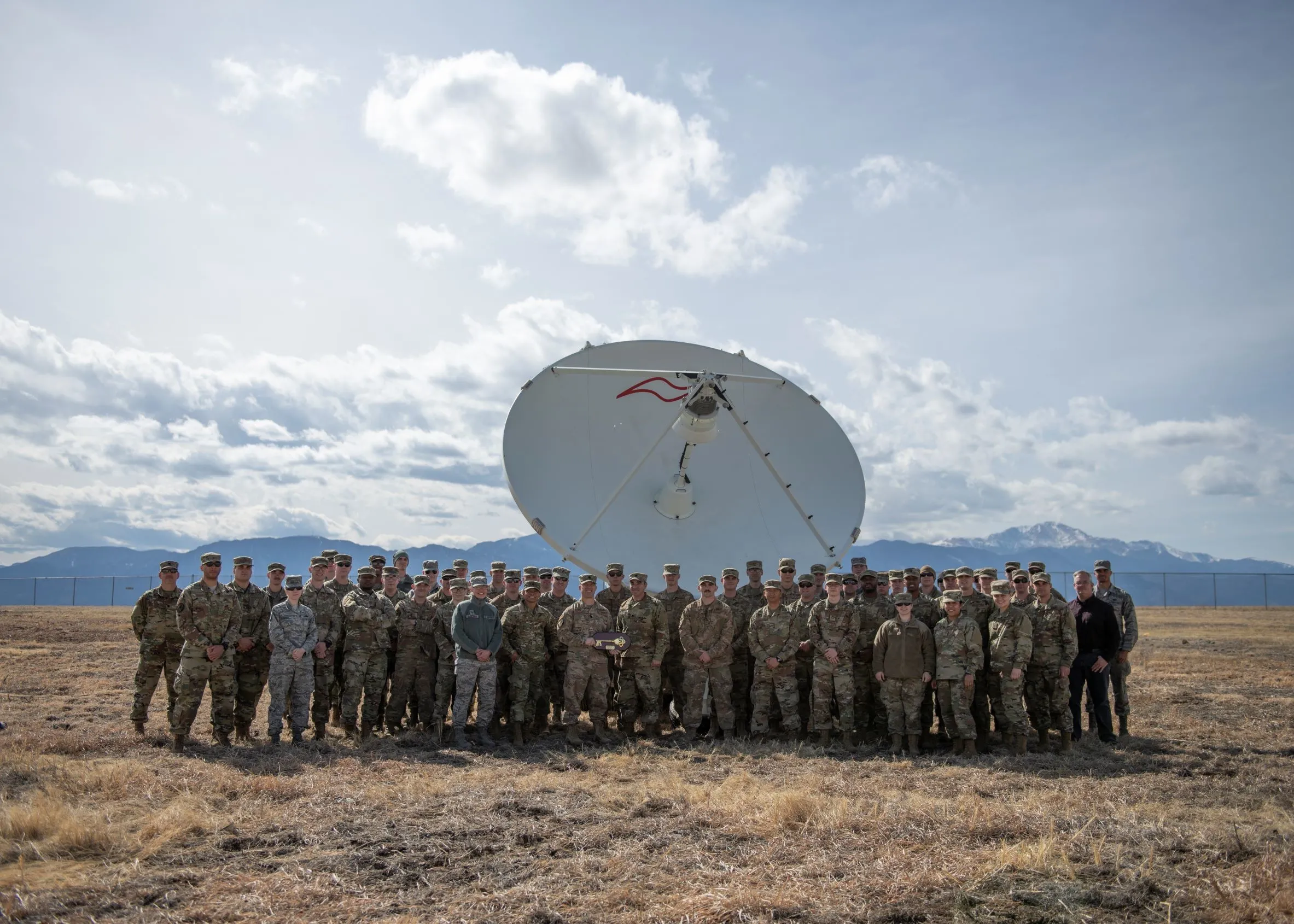 A U.S. Space Force counter communications system block.