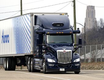 relates to Tractor-trailers with no one aboard? The future is near for self-driving trucks on US roads