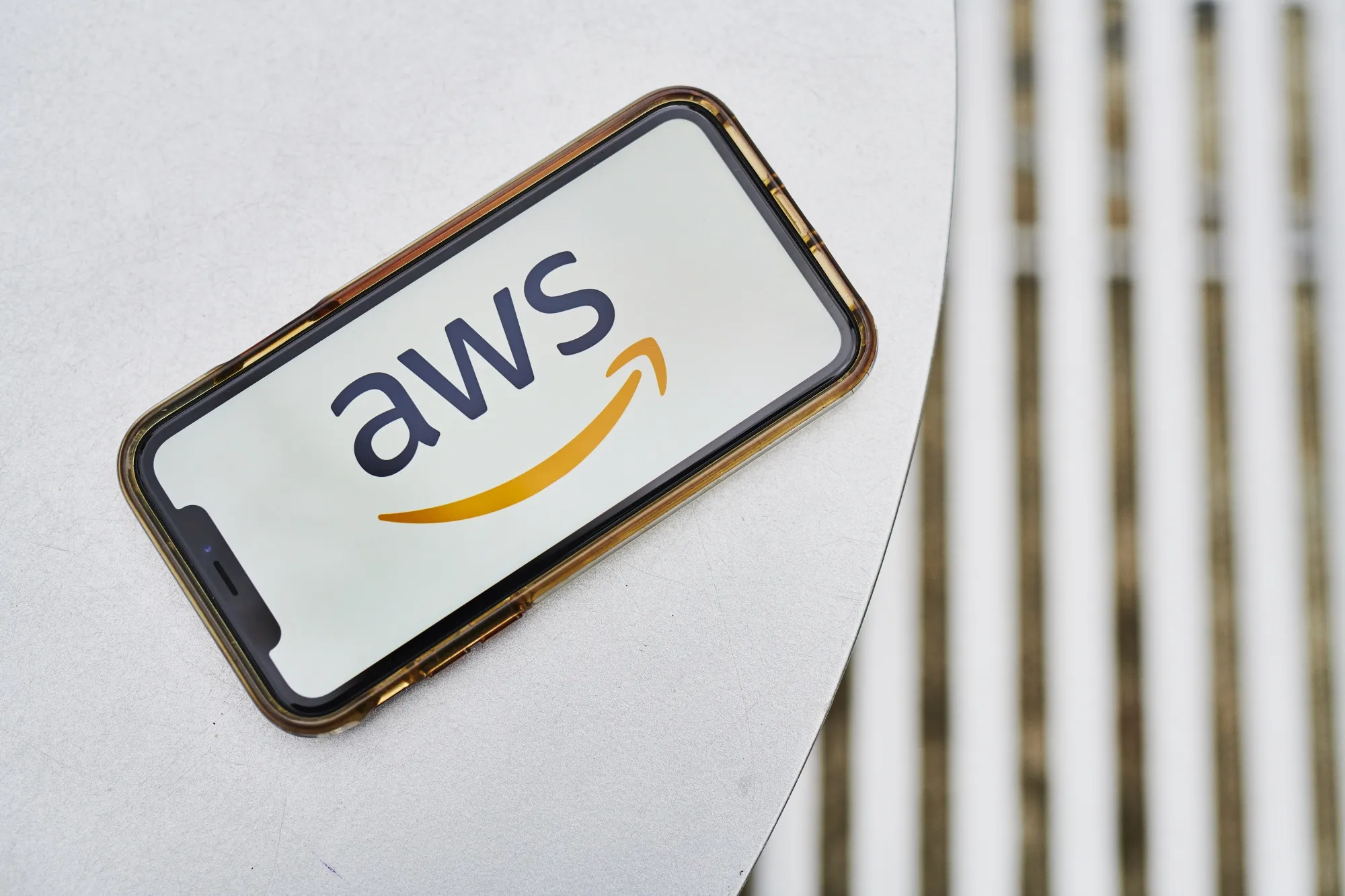 The logo for Amazon Web Services Inc.