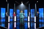 Conservative leadership candidates during Britain's Next Prime Minister: The ITV Debate on July 17.