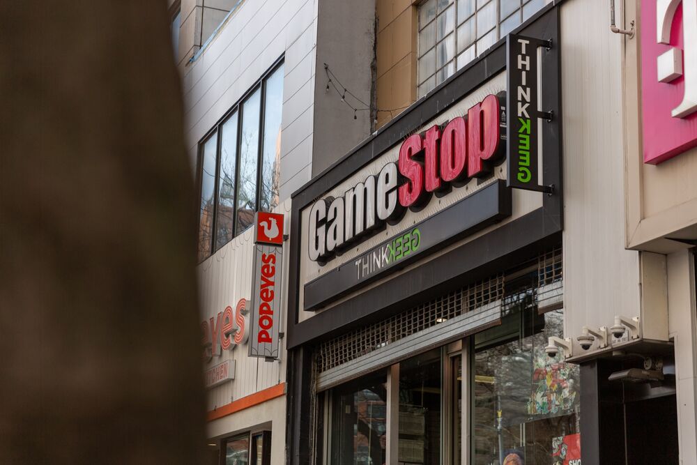 A GameStop store in New York.