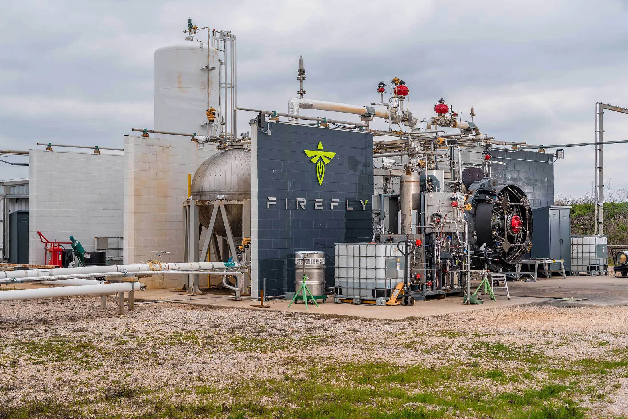 A Firefly engine test site.