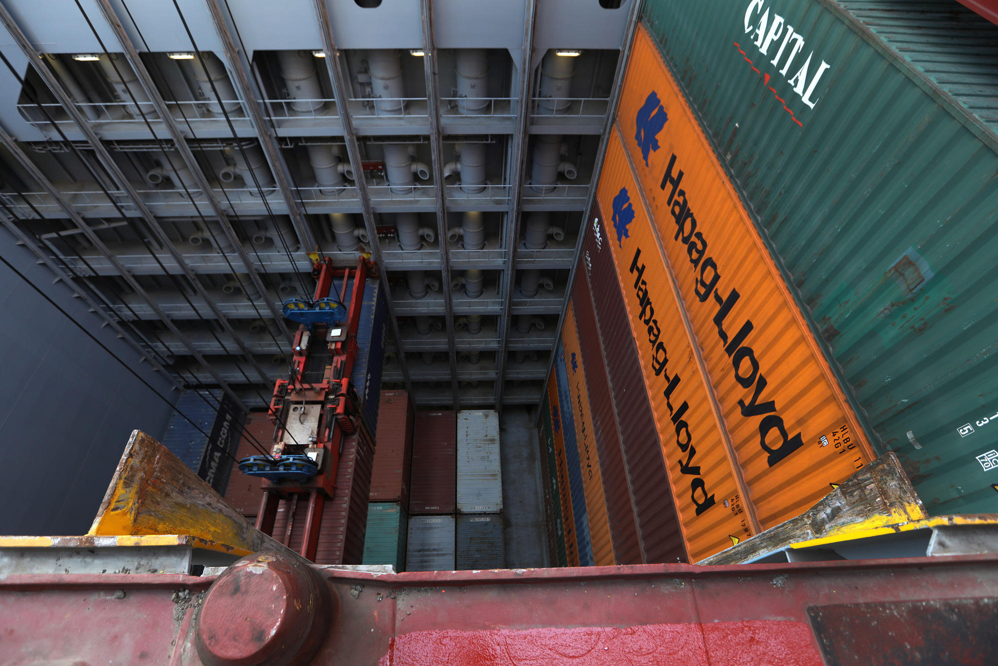 Shipping companies own about half the world’s 35 million containers.
