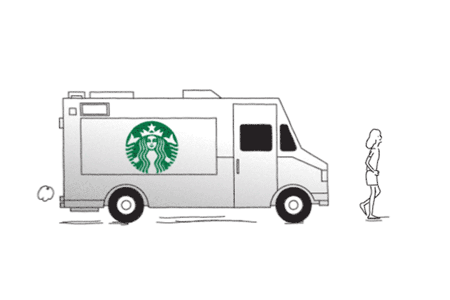 Starbucks Coffee Trucks Will Follow Zonked College Students Around Campus