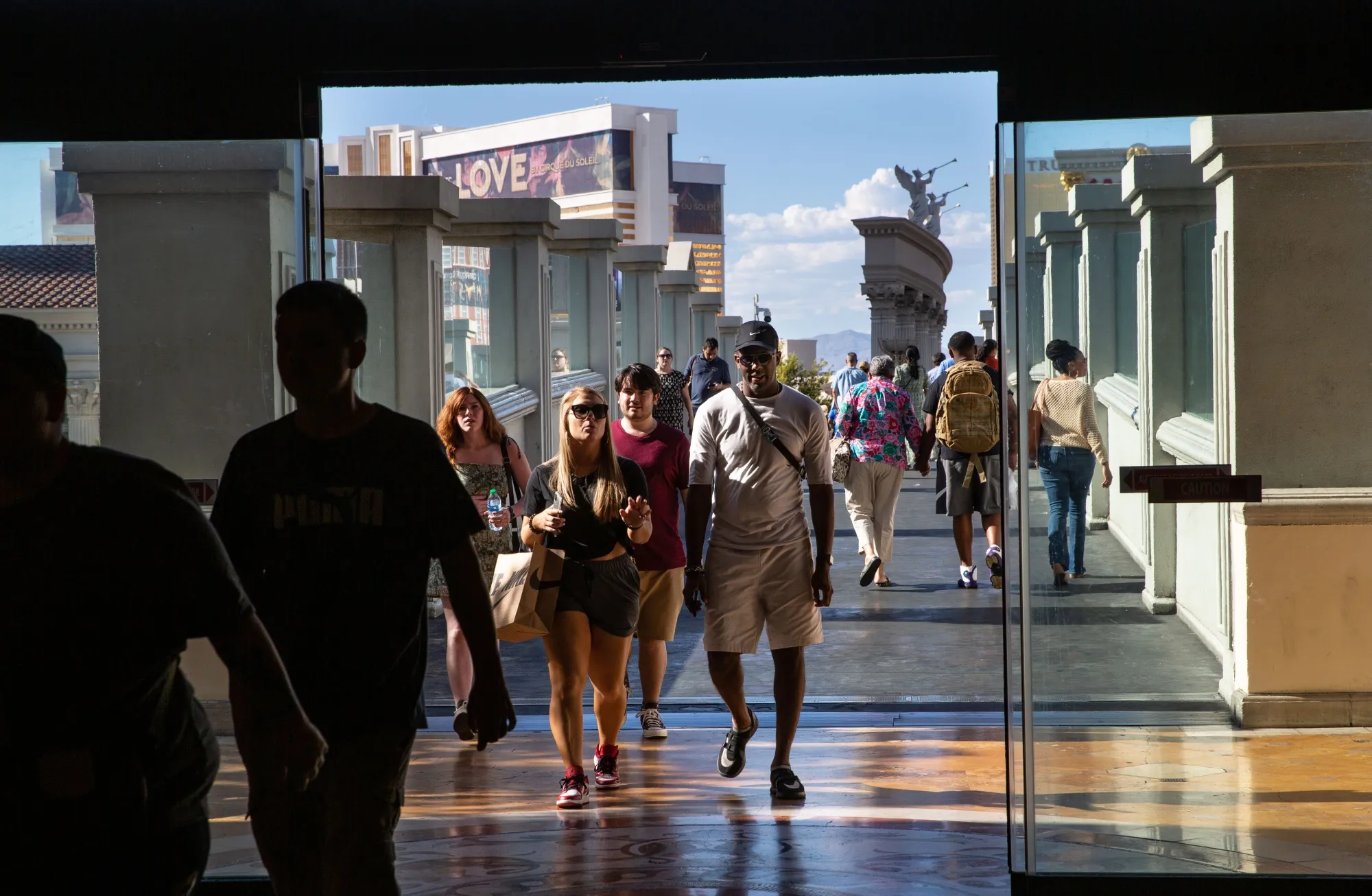 Tourists have once again returned in large numbers to Las Vegas.
