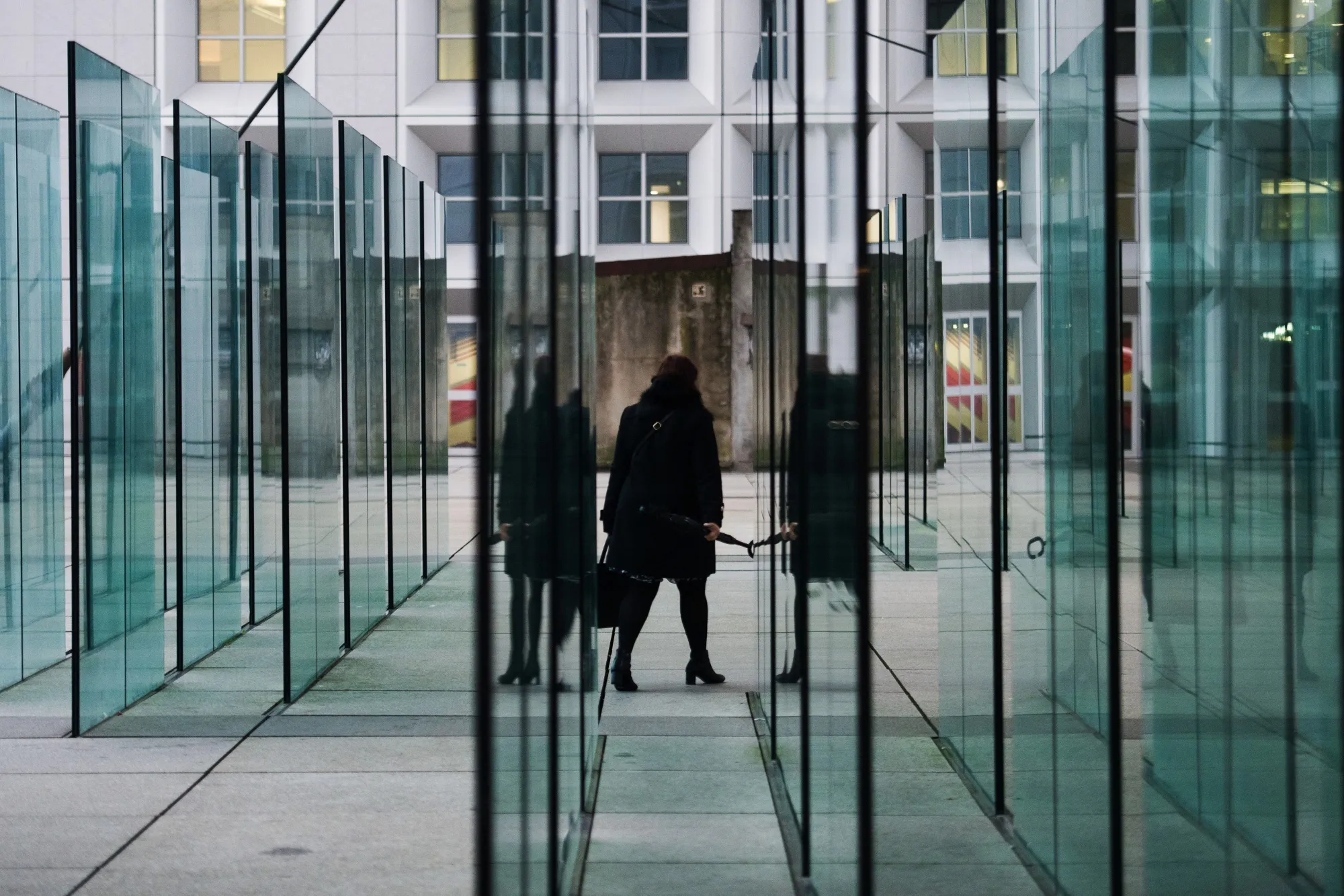 First Working Day Of 2021 In Paris Financial District