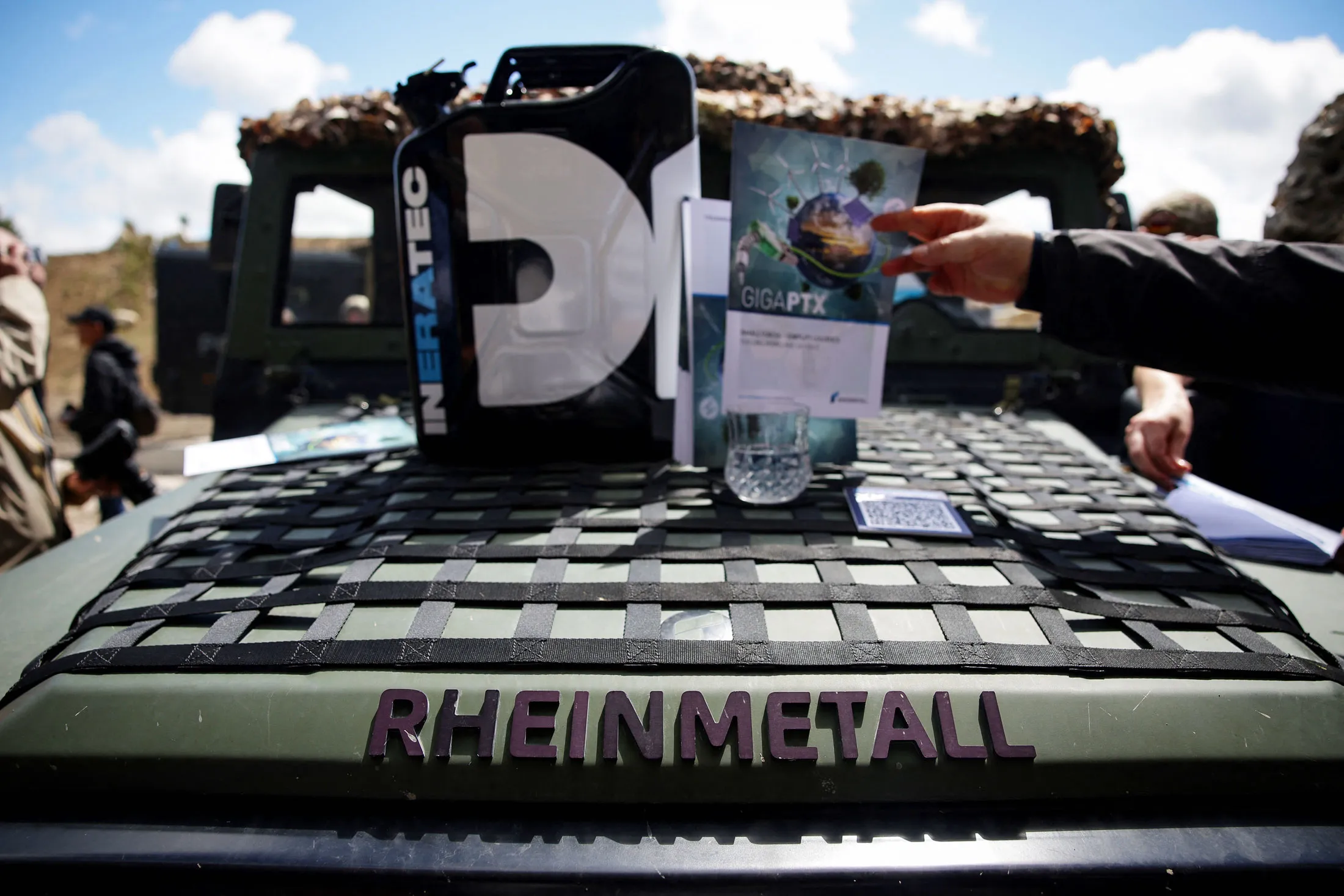 Rheinmetall slid as much as 27% before quickly paring the decline to about 8%.
