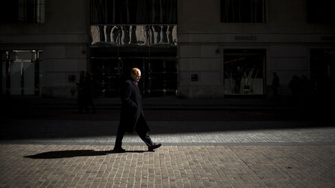 Views Of Wall Street As U.S. Stocks Slip