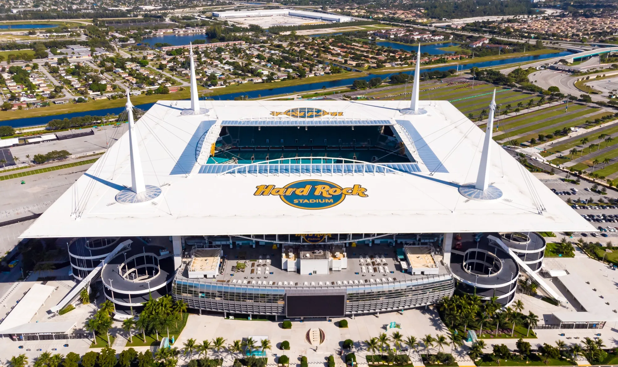 Hard Rock Stadium in Miami.