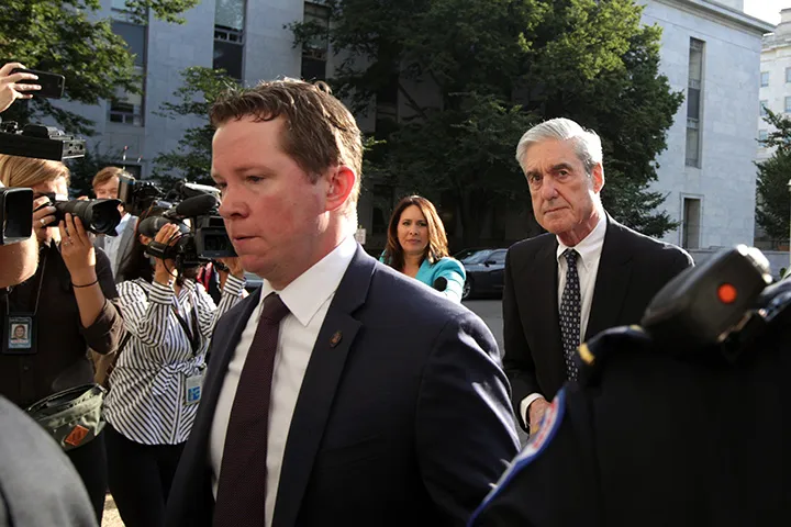 Robert Mueller&nbsp;arrives to testify to the House Judiciary Committee in Washington, DC., on&nbsp;July 24.
