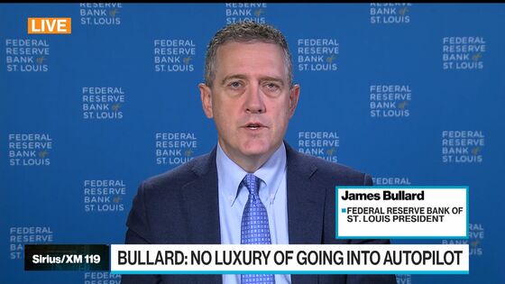 Fed’s Bullard Urges Start of Bond Taper With Jobs Goals Met